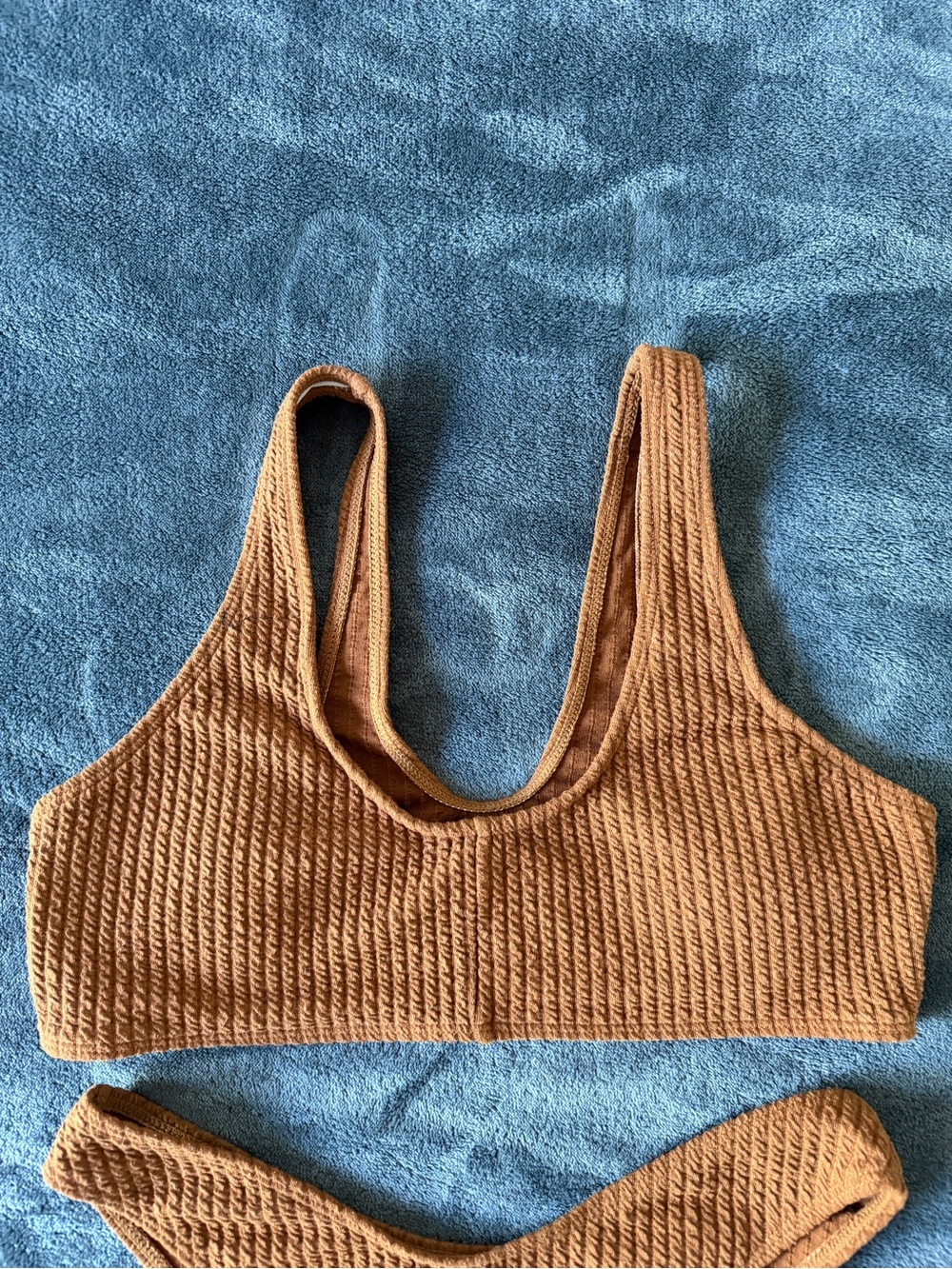 ✨Textured Scoop Bikini Set - Picture 3 of 14